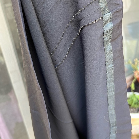 Late 40’s/Early 50’s Black Dress with Belt - Picture 5 of 16